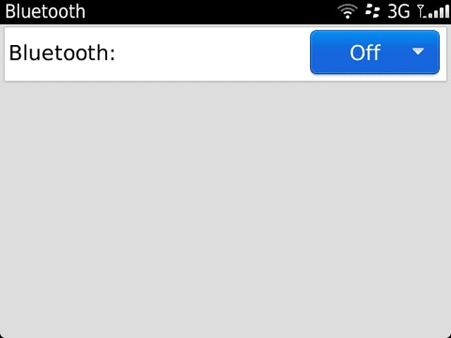 Press Bluetooth.