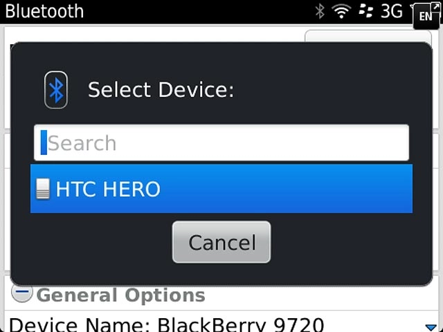 Your phone now searches for devices and after a moment, a list of Bluetooth devices within range is displayed.Press the required device.Follow the instructions on the display to pair the Bluetooth device with your phone.The new device is displayed on the list of paired devices.