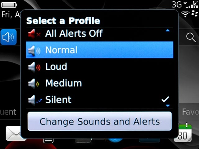 To turn off silent mode:Press another profile than Silent.