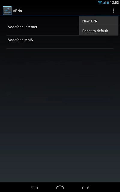 Press New APN.