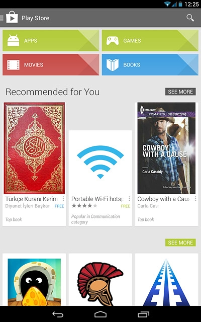 To search by name:Press the search icon.