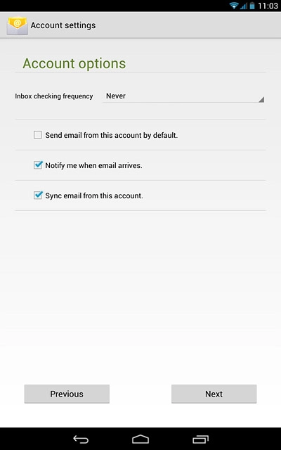 Press the drop down list next to 
