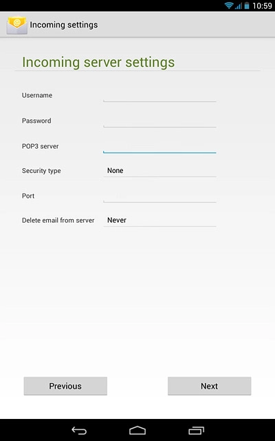 Press the field next to 