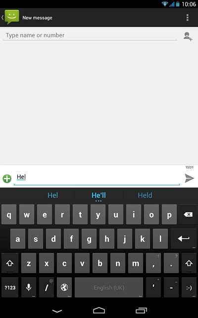 Press and hold a word suggestion to see more suggestions.