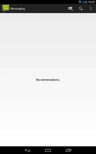 Press the new message icon.