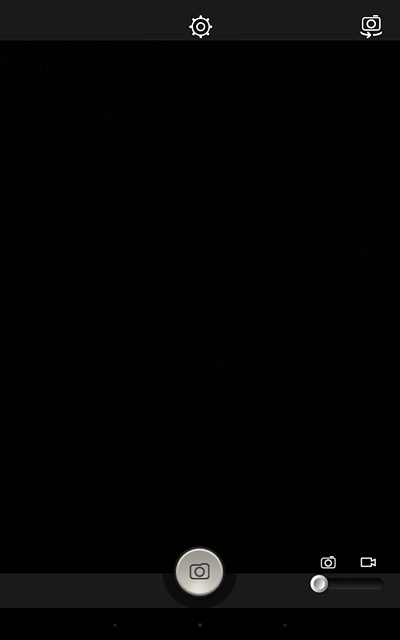 If the camera is turned on:Press the video recorder icon.