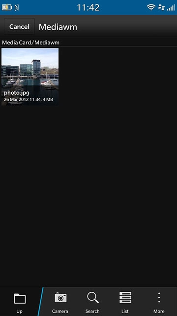 Press the required picture.