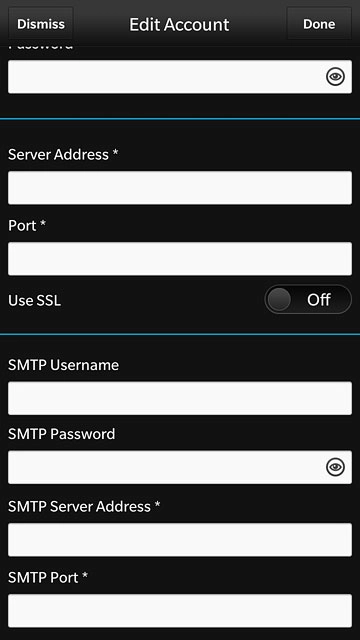 Press the field below 