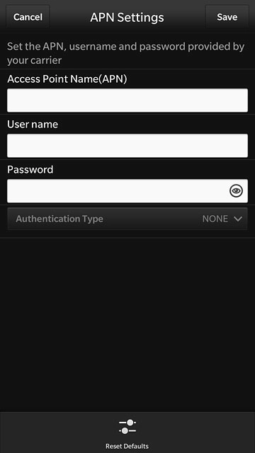 Press the field below 