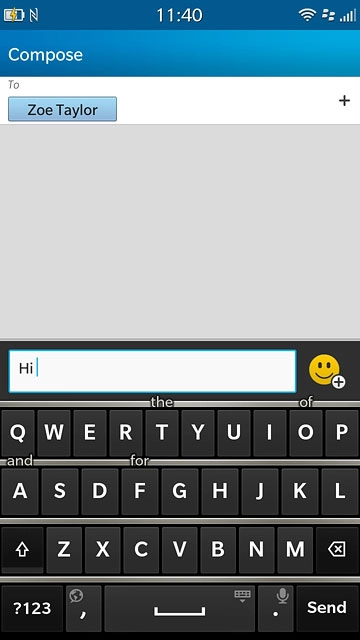 Press and hold space until the keypad is hidden.