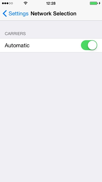Press Settings to save the setting.