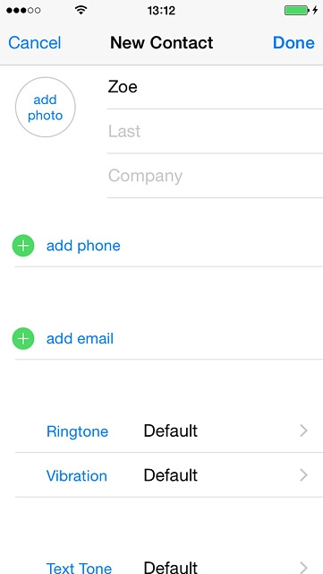 Press Last and key in the required last name.