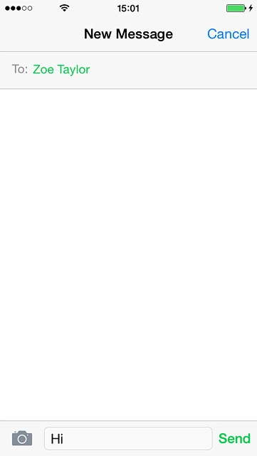 Press the camera icon.