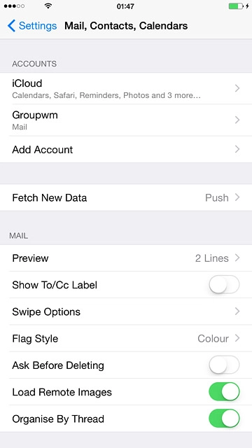 Press Fetch New Data.