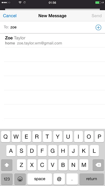 Key in the first letters of the required contact.Matching contacts are displayed.Press the required contact.Repeat the procedure to add more recipients.