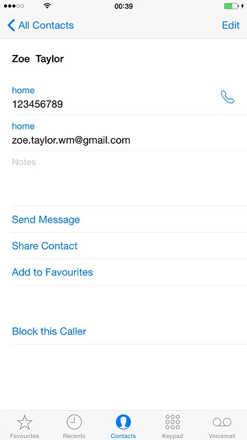 Press the required number.