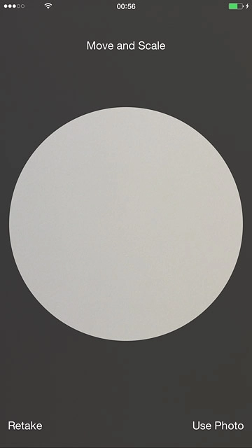 Drag the circle to the required position to select the required section.