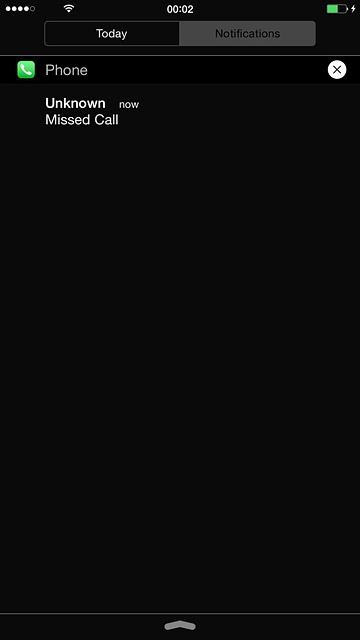 Press the required notification.Follow the instructions on the display to use the selected function.