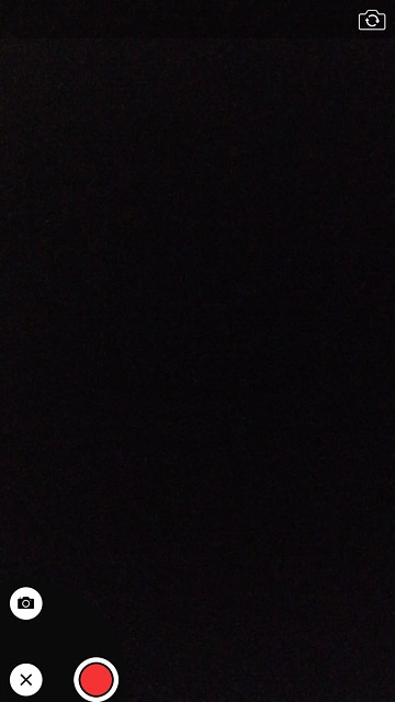 Press the take picture icon.The picture is sent immediately.