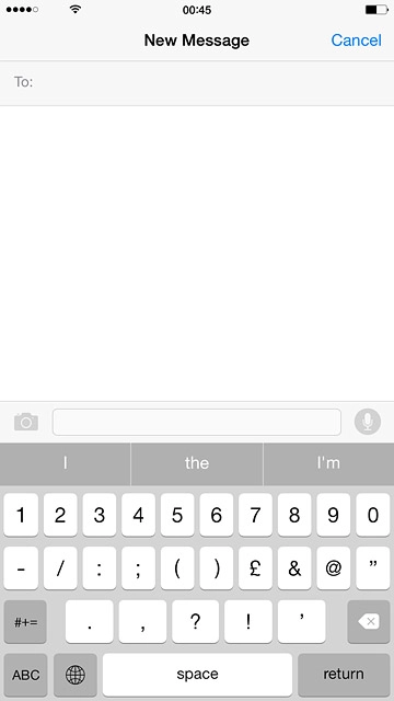 Press the required numbers or the required symbols.