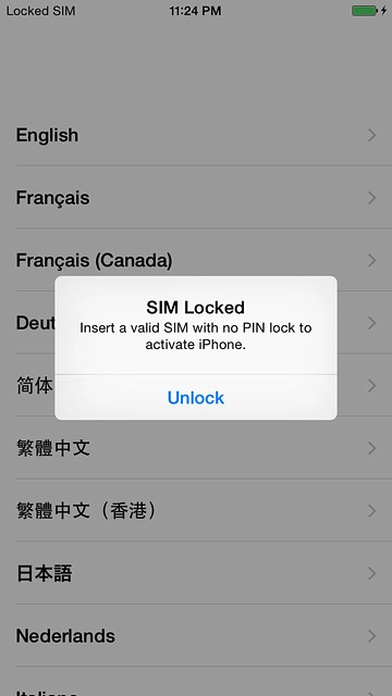 Slide your finger right on the display.Press Unlock.