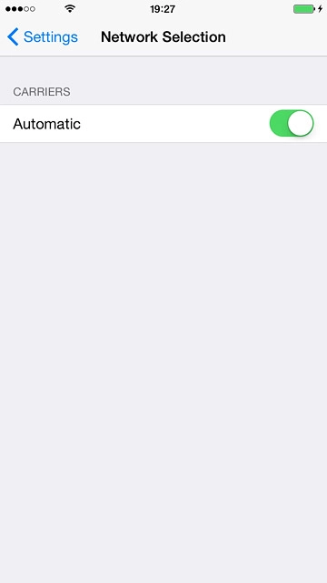 Press Settings to save the setting.