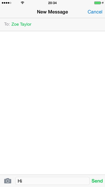 Press the camera icon.