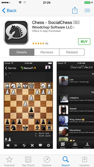 Press BUY.Log on to App Store if you're asked to do so.Follow the instructions on the display to install the app.The installed app is now available from the main menu.