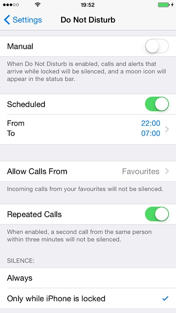 Press Always or Only while iPhone is locked.