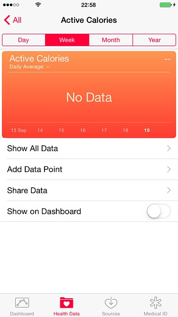 Press Add Data Point and key in the required information.