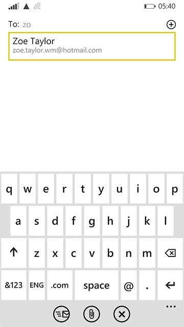 Key in the first letters of the required contact.Matching contacts are displayed.Press the required contact.Repeat the procedure to add more recipients.