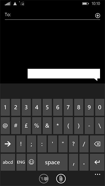 Press the required numbers or the required symbols.