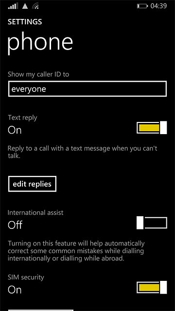 Press the field below 