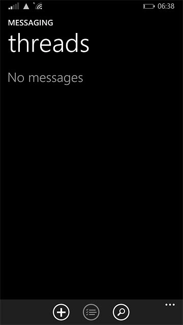 Press the dots in the bottom right corner of the display.