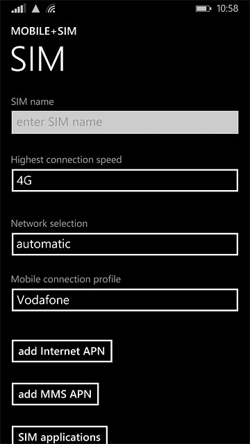 Press the field below 