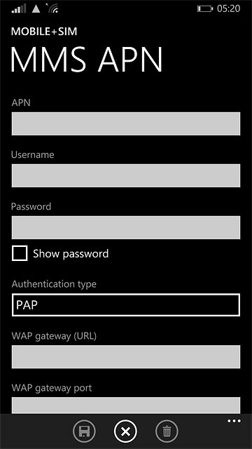 Press the field below 
