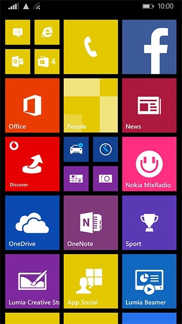 Press the Windows Phone Store icon.