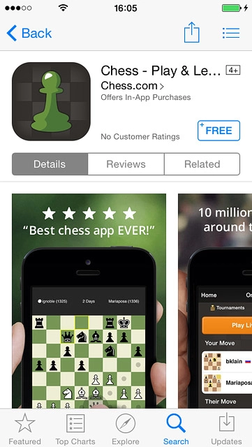 To install a free app:Press FREE.