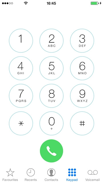 Key in **67*+61414121121#Press the call icon.