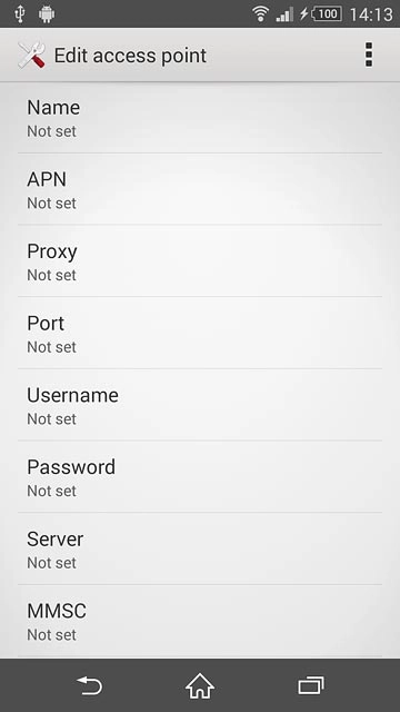 Press APN.Key in live.vodafone.com