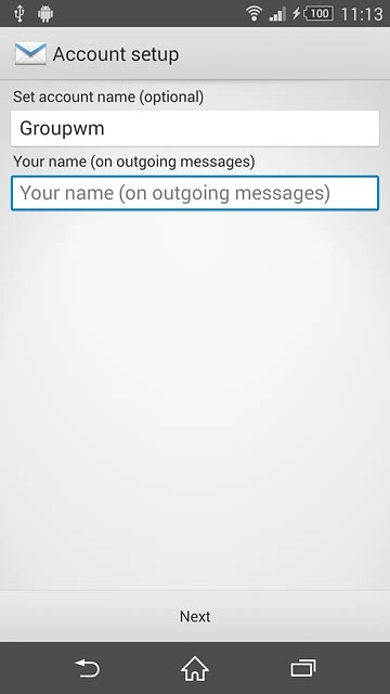 Press the field below 