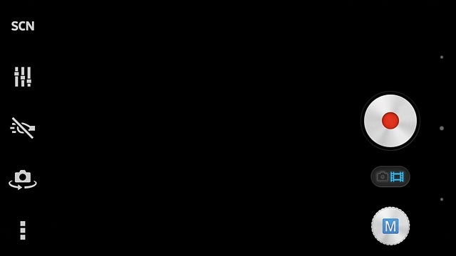 Press the record icon to start recording.