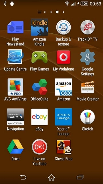 Press the app you've just installed.Follow the instructions on the display to use the app.