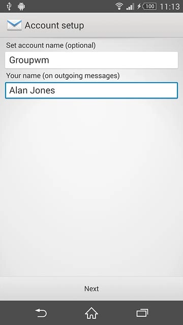 Press Next.Wait while your phone retrieves new email messages.