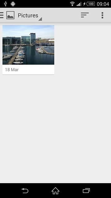 Press the required file.