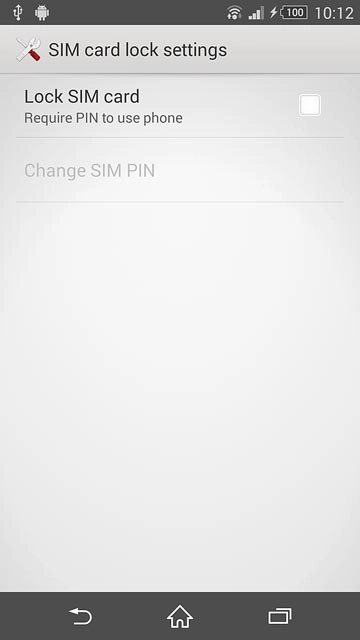 Press the home icon to return to the home screen.