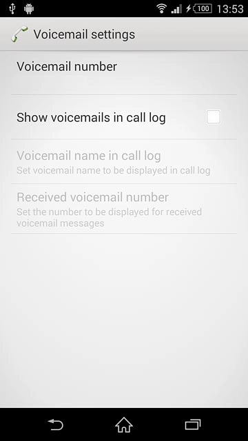Press the home icon to return to the home screen.