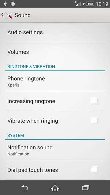Press Phone ringtone.