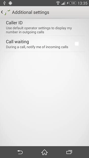 Press the home icon to return to the home screen.