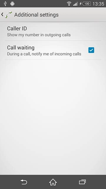 Press the home icon to return to the home screen.